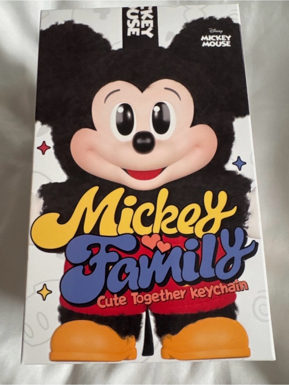 Pop Mart Mickey Family plush keychain blind box sealed Disney